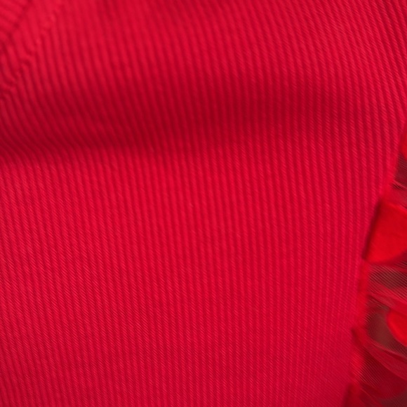 SHEIN Privé Contrast Dobby Mesh Gigot Sleeve‎ Top- worn a few times - Picture 8 of 8